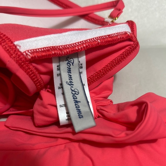 Tommy Bahama Pink Bikini Set with Bandeau Top - Picture 9 of 14